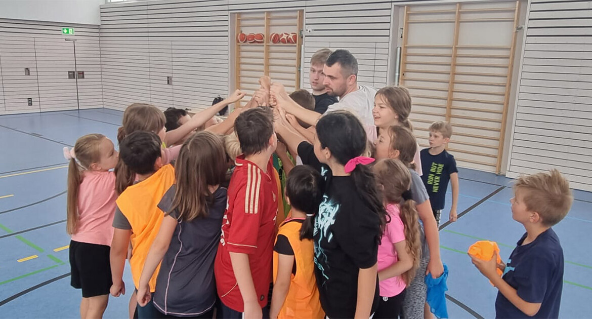 Basketball-Workshop an Rödentaler Grundschule