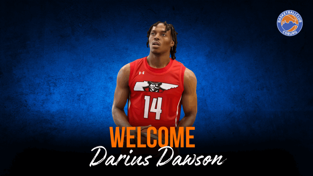 Neuzugang für den BBC Coburg: Darius Dawson verstärkt das Team auf Schlüsselposition