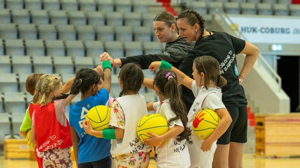 Aktionstag Mädchenbasketball mit Nationalspielerin Alina Hartmann begeistert in Coburg